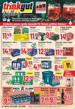 trinkgut Prospekt - Angebote ab 08.12. - Seite 1