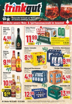 trinkgut Prospekt - Angebote ab 08.12. - Seite 1