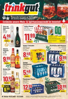 trinkgut Prospekt - Angebote ab 08.12. - Seite 1