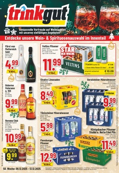 trinkgut Prospekt - Angebote ab 08.12. - Seite 1