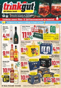 trinkgut Prospekt - Angebote ab 08.12. - Seite 1