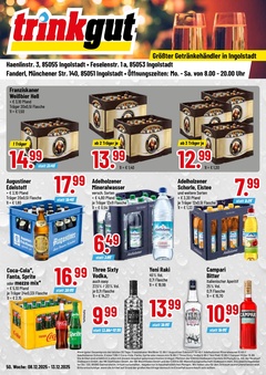 trinkgut Prospekt - Angebote ab 08.12. - Seite 1