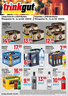trinkgut Prospekt - Angebote ab 08.12. - Seite 1