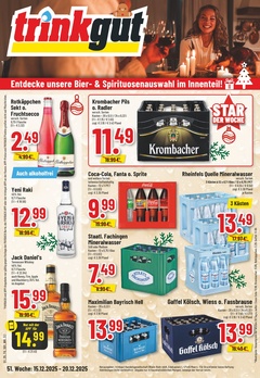 trinkgut Prospekt - Angebote ab 15.12. - Seite 1