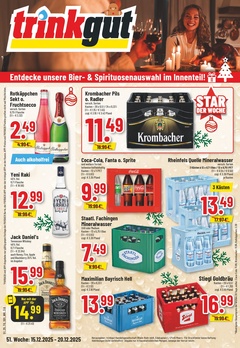 trinkgut Prospekt - Angebote ab 15.12. - Seite 1