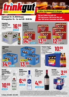 trinkgut Prospekt - Angebote ab 15.12. - Seite 1