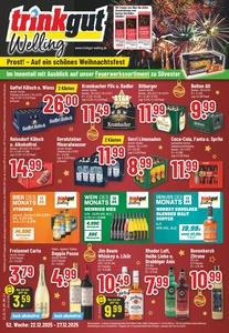 trinkgut Prospekt - Angebote ab 22.12. - Seite 1
