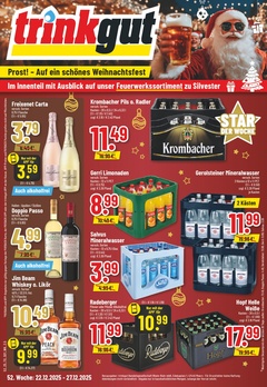 trinkgut Prospekt - Angebote ab 22.12. - Seite 1
