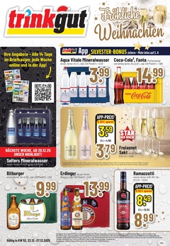 trinkgut Prospekt - Angebote ab 22.12. - Seite 1