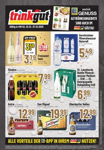 trinkgut Prospekt - Angebote ab 22.12.