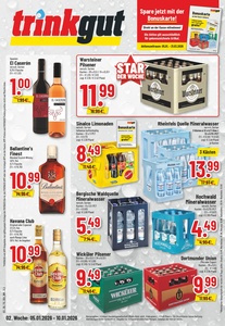 trinkgut Prospekt - Angebote ab 05.01. - Seite 1