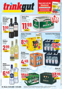 trinkgut Prospekt - Angebote ab 26.01. - Seite 1
