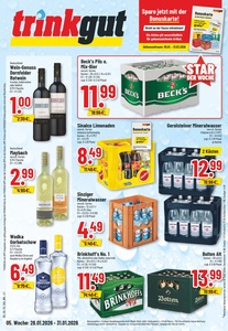 trinkgut Prospekt - Angebote ab 26.01. - Seite 1