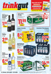 trinkgut Prospekt - Angebote ab 26.01. - Seite 1