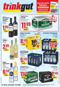 trinkgut Prospekt - Angebote ab 26.01. - Seite 1