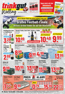 trinkgut Prospekt - Angebote ab 02.02. - Seite 1