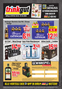 trinkgut Prospekt - Angebote ab 02.02.