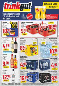 trinkgut Prospekt - Angebote ab 16.02.