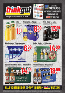 trinkgut Prospekt - Angebote ab 23.02.