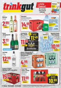 trinkgut Prospekt - Angebote ab 16.03. - Seite 1
