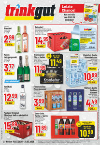 trinkgut Prospekt - Angebote ab 16.03.