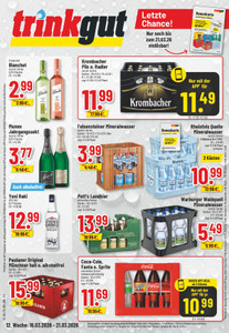 trinkgut Prospekt - Angebote ab 16.03.
