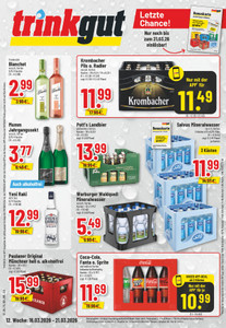 trinkgut Prospekt - Angebote ab 16.03. - Seite 1