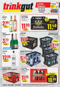 trinkgut Prospekt - Angebote ab 16.03.