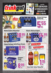 trinkgut Prospekt - Angebote ab 23.03.