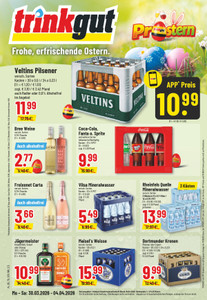 trinkgut Prospekt - Angebote ab 30.03. - Seite 1