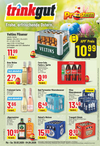 trinkgut Prospekt - Angebote ab 30.03. - Seite 1