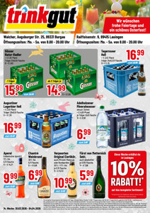 trinkgut Prospekt - Angebote ab 30.03.