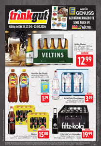 trinkgut Prospekt - Angebote ab 27.04. - Seite 1