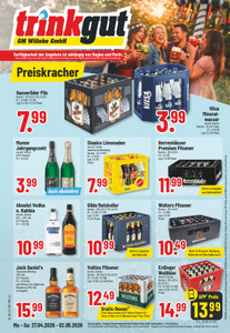 trinkgut Prospekt - Angebote ab 27.04. - Seite 1