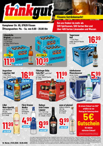 trinkgut Prospekt - Angebote ab 27.04. - Seite 1