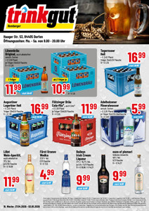trinkgut Prospekt - Angebote ab 27.04.