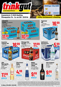 trinkgut Prospekt - Angebote ab 27.04.