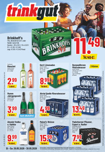 trinkgut Prospekt - Angebote ab 25.05. - Seite 1