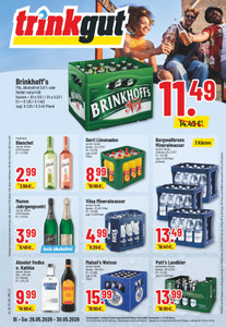 trinkgut Prospekt - Angebote ab 25.05. - Seite 1
