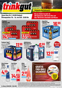 trinkgut Prospekt - Angebote ab 08.06. - Seite 1
