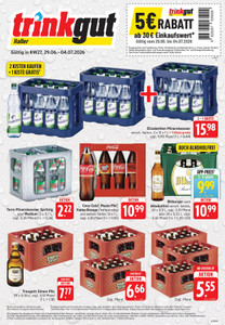 trinkgut Prospekt - Angebote ab 29.06. - Seite 1