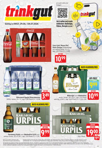 trinkgut Prospekt - Angebote ab 29.06. - Seite 1