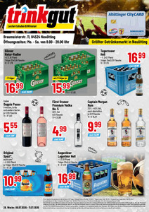trinkgut Prospekt - Angebote ab 06.07.