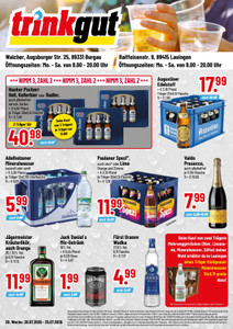 trinkgut Prospekt - Angebote ab 20.07.