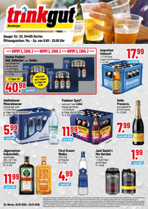 trinkgut Prospekt - Angebote ab 20.07. - Seite 1