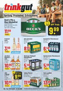 trinkgut Prospekt - Angebote ab 27.07.