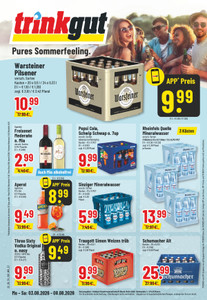 trinkgut Prospekt - Angebote ab 03.08. - Seite 1