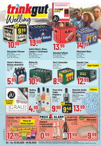 trinkgut Prospekt - Angebote ab 03.08. - Seite 1