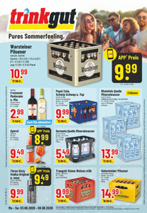 trinkgut Prospekt - Angebote ab 03.08. - Seite 1