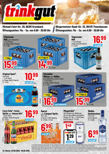 trinkgut Prospekt - Angebote ab 03.08. - Seite 1